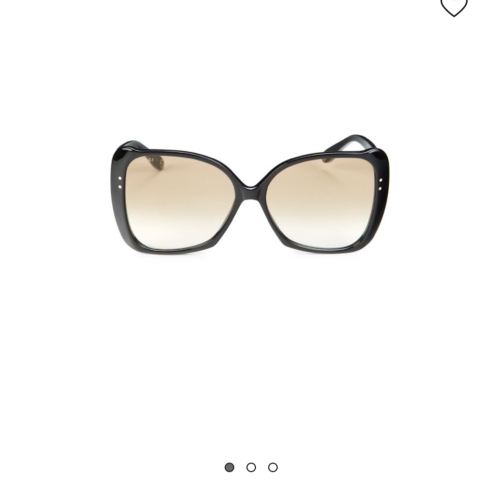 Elegant Black Sunglasses/62MM Butterfly Sunglasses